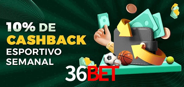 10% de bônus de cashback na 36bet